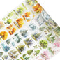 6PCS Trees and Forest PET Tape Set, Nature Scenery Adhesive Tapes for Journaling, Scrapbooking, and DIY Crafts, with Decorative Clip