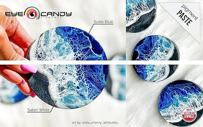 Eye Candy Beige Pigment Paste Sand Yellow (2 oz/RAL 1002) | Epoxy, Resin Art Paste |Highly Pigmented |Resin Art | Woodworking