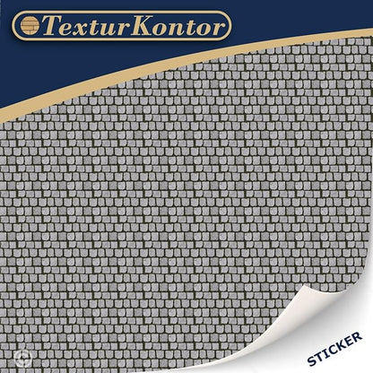 3 Sheets Self-Adhesive Decorative Film Paving Stones and Surfaces for Model Making in Scale 1:87 Scale H0 (UK: 3.5 mm Scale) (Cobblestone)