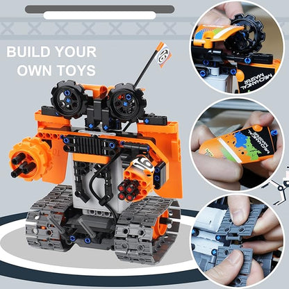 BIRANCO. STEM Remote Control Building Kit 3 in 1 RC Tracked Racer/Tank/Robot Engineering Toys, Science Construction Play Set, Toy Car Christmas for Boys & Girls Age 8-12 (392pcs)