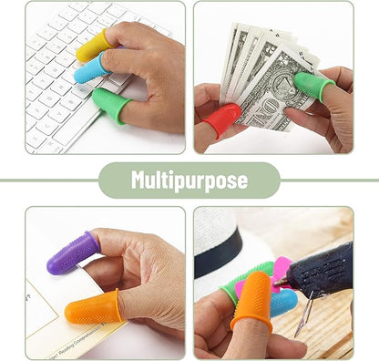 Mr. Pen Hot Glue Gun Silicone Finger Protectors, 24 pcs, Pastel Colors Finger Tips and Grip