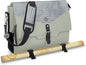 ENHANCE Collector's Edition RPG Player's Essentials DnD Bag - Dragon Hide Exterior Messenger Bag Fits 2-4 Books, Binders, Dice & Accessories, with 17 inch Laptop Slot, Battlemap Straps (Dragon Silver)