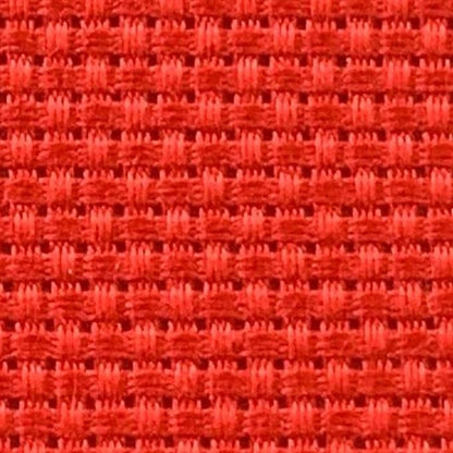 2 Sheets of Red 11 Count Aida Cloth – 21 x 21 Inch Pre-Cut Fabric Squares – Cross Stitch Fabric – 100% Cotton – Ideal for Needlework & Embroidery – The Knotty Unicorn