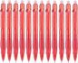 Aozora Erasable Pens Click Fine Point 0.7 mm Retractable Erasable Gel Pens for Completing Sudoku and Crossword Puzzles 12 Pack (Red)
