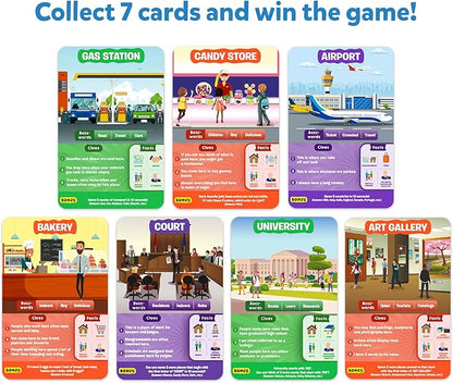 Skillmatics Guess in 10 Around Town, Perfect for Boys, Girls, Kids, and Families Who Love Card Games, Board Games, Travel Friendly, Gifts for Ages 6, 7, 8, 9 & Up