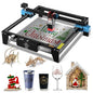 TTS-10 PRO 10000mW Laser Engraver Machine Usongshine 12Pcs DIY Unfinished Wooden Tool Engraving Machine for Usongshine Nema 17 Stepper Motor 42BYGH 500mm Honeycomb Laser Bed (10W)