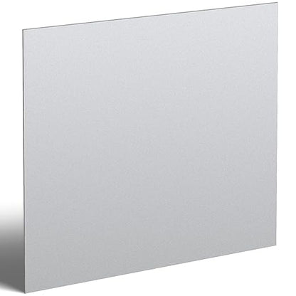 Hicarer 1 Pcs Mild Steel Sheet Cold Rolled 18 Gauge Metal Plate Weldable Metal Sheets for Professional Industrial DIY Use, Clean Surface Easy to Weld (8'' X 8'')