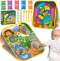 Bean Bag Toss Game for Kids - Cornhole Board Outdoor Toys for Toddlers -Party Activities Carnival Outside Yard Backyard Beach Lawn Games Toy for Kid Boys Girls Age 3 4 5 6 7 8 Year Old Birthday Gifts