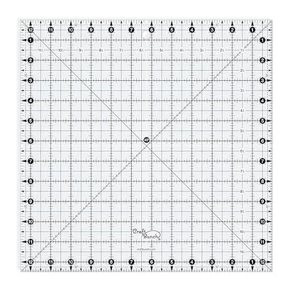 Non-Slip Square Quilt Template Ruler (12.5" x 12.5")