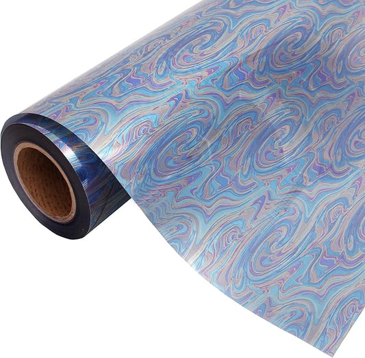 Threadart Liquid Metal Heat Transfer Vinyl Film | Custom Cut Roll 20" Wide by The Yard | Compatible with Venture Explore and Maker, Silhouette Cameo, & Large Format Cutters