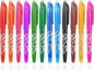 12pcs Heat Erasable Pens for Fabric, Fabric Marking Pens Fabrics Markers No Ghost Lines, Disappearing Ink for Precise Marking for Quilting Sewing Embroidery DIY Dressmaking Fabrics Tailors Chalk