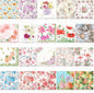 Crtiin 20 Pack Assorted Floral Napkins for Decoupage Toilet Napkins Flower Cocktail Decorative Paper for Birthday Party Beautiful Gorgeous, 20 Styles Each 6.5 inches(Style 3)