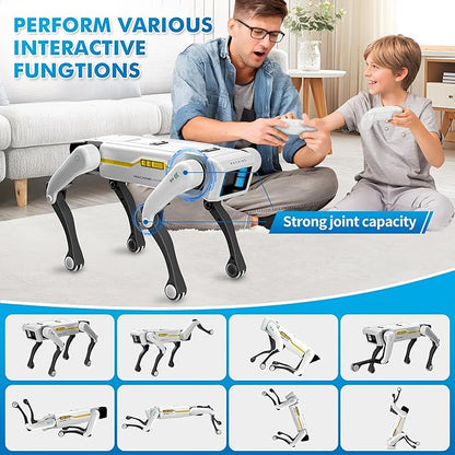 Smart Robot Dog - Interactive STEM Pet with Voice Control, 30+ Actions & APP Programming, Durable Design for Kids Age 6+ (Compatible with iOS/Android)
