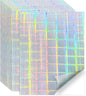 Printable Sticker Paper, 20 Sheets Printable Holographic Sticker Paper, Laser/Inkjet Printing- Holographic, Letter Size (8.5" x 11")