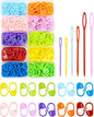 FIVEIZERO 200 Pcs Stitch Markers 10 Color Knitting Markers Crochet Hook and Needle Clip, Sewing Needles with Plastic Eyelets, Colorful Crochet and Needle Markers for DIY and Craft Sewing
