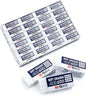 M&G 24 Pack White Erasers Bulk, Pencil Erasers 4B Rubber Rectangular Eraser for Kids School Students Office, Art Erasers for Drawing (New Packaging)