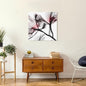Empire Art Direct Frameless Free Floating Tempered Glass Panel Graphic Wall Art Ready to Hang, 24" x 24", Coral Luster