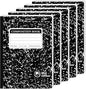 Marble Composition Notebook, 5-Pack Bulk Composition Notebooks Wide Ruled, 100 Sheets (200 Pages) 7-1/2" x 9-3/4" Marble Notebooks Wide Ruled, Classroom Must Haves-School Supplies College.