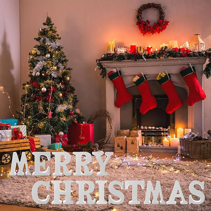 Wood Letters 4.3 Inch, White Unfinished Wood Letters for Graft, Wooden Letters for Wall Decor, Standing Letters for Bedroom, Home, Birthday, Party, DIY Graft (E)