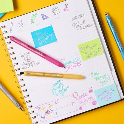 Paper Mate InkJoy Gel Pens Ultimate Pack, Retractable Pens, Featuring Classic, Bright!, and Metallic Pens, Assorted, 30 Count