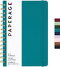 PAPERAGE Graph Paper Spiral Notebook & Journal, (Turquoise), 160 Pages, Medium 5.5 inches x 8 inches - 100 GSM Thick Graphing Paper, Hardcover, Double-Wire Grid Spiral Notebook