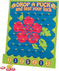Fun Express 16" x 20" Tropical Luau Multicolor Wood Tabletop Disc Drop Game - 8 Pieces in Set - Great for Vacation Bible School, Birthday Parties and Luaus