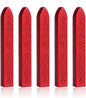 Yoption 5Pcs Sealing Wax Sticks, Vintage Totem Fire Manuscript Bright Red Wax Seal Sticks with Wicks, Sealing Wax for Wax Seal Stamp
