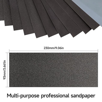 Sandpaper 150 Grit, Wet Dry Sanding Sheets 9 x 3.6 Inch for Wood Furniture Finishing, Metal Sanding and Automotive Polishing,21 -Sheet