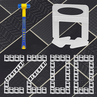 2200 Pcs Tile Leveling System Clips 1/8" (3.0mm) for Ceramic Tile and Stone Installation - DIY Tile Leveler Spacers Kit for Perfect Alignment(2200, 1/8)
