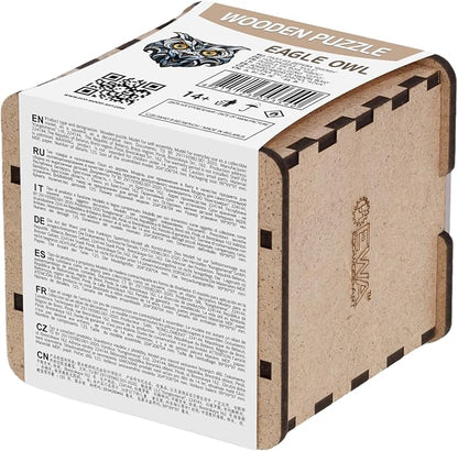 EWA Home Décor – Eagle Own Small 125 Pieces – Wooden Jigsaw Puzzle for Adults – Perfect for Artistic Home Decoration and Mindful Relaxation