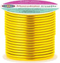 Mandala Crafts 13 Gauge Anodized Aluminum Craft Wire for Jewelry Making - 60 FT Colored Flexible Light Gold Tone Wire - Bendable for Bonsai Armature Crafting Sculpting