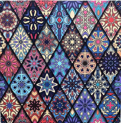 Groovy Boho Tribal Scrapbook Pad – 24 Bohemian Sheets for Scrapbooking, Junk Journals, Collage, Decoupage, Card Making & Mixed Media, 6x6 Single-Sided Craft Paper