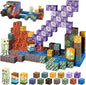 213 PCS Magnetic Blocks Building Toys Set Sword Kids Blocks for Toddler Boys Girls 3+, STEM Sensory Magnetic Cubes Christmas Birthday Present Construction Building Toys
