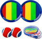 EVERICH Upgraded Toss and Catch Ball Game Set - Indoor and Outdoor Games for Kids 3-12, Beach Sand Pool Water Toy Includes 2 Paddles 2 Sticky Balls, Great Birthday Easter Gifts for Boys Girls