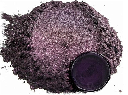 Eye Candy Pigments Premium Purple Mica Powder - Dark Ube (25gr) - for Epoxy, Resin, Soap, Paint, Woodworking, Acrylic Pouring, Bath Bombs, Fishing Lures - DIY Arts and Crafts Additive