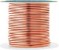 Mandala Crafts 16 Gauge Anodized Aluminum Craft Wire for Jewelry Making - 100 FT Colored Flexible Copper Tone Wire - Bendable for Bonsai Armature Crafting Sculpting