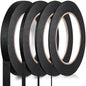 Epakh 4 Rolls Pinstripe Tape, Masking Tape in 1/16, 1/8, 1/4 and 1/2 Inch Wide, for Painters Automotive DIY Car Auto Paint Art(Black,55 yd)