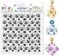 CHGCRAFT Cartoon Bees Pattern Polymer Clay Texture Sheet Seamless Flowers Pattern Silicone Texture Mat for Polymer Clay Making Earrings Jewelry DIY Crafts 5.5 × 5.5 Inch