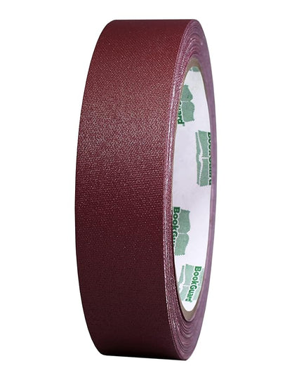BookGuard 1 Inch Premium Bookbinding Repair Cloth Tape, 15 Yard Roll, Burgundy