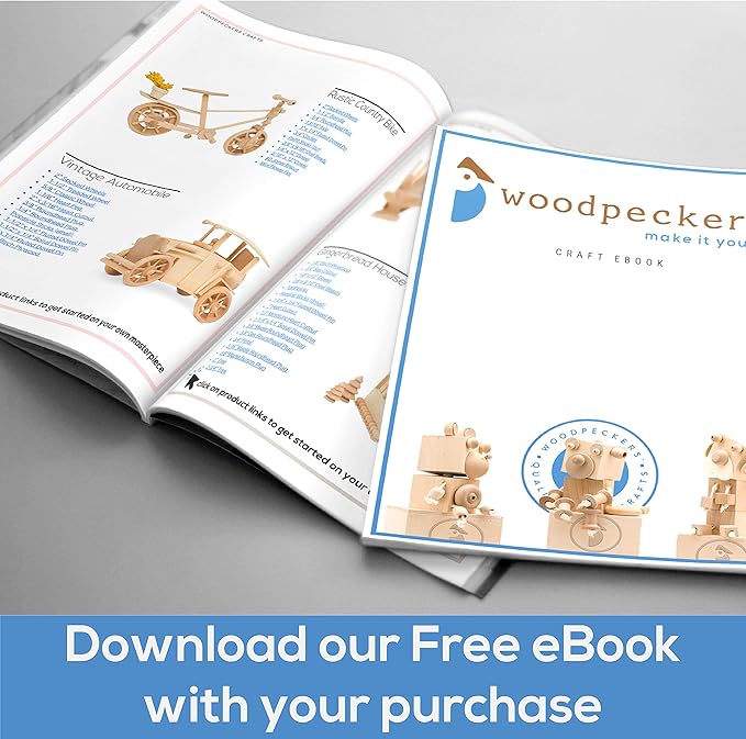 Dowel Rods Wood Sticks Wooden Dowel Rods - 1/2 x 48 Inch Unfinished Hardwood Sticks - for Crafts and DIYers - 5 Pieces by Woodpeckers