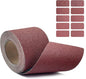 60 Grit Emery Cloth Roll, 4.5 Inch Wide 32.8 Ft Long (Equals 1/4 Sheet Sandpaper 71 Pcs) Abrasive Sandpaper Rolls for Metal Automotive Wood Furniture Sanding Paper Drum Palm Sander (60 Grit)