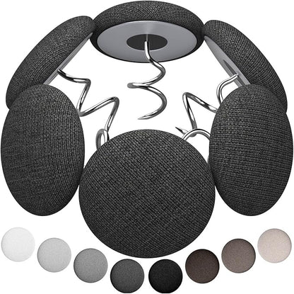 Linen Fabric-Covered Twist Pins - 8 Colors Upholstery Pins & Bed Skirt Pins -Used to Secure Sofa Cushion, Armrest Covers, Furniture & Bed Skir(12, Dark Gray)