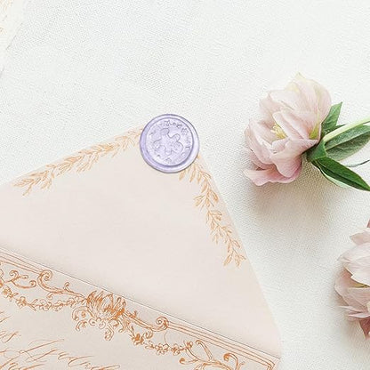 Glue Gun Sealing Wax Sticks for Wax Seal Stamp -Light Purple, Great for Wedding Invitations, Cards Envelopes, Snail Mails, Wine Packages, Christmas Gift Ideas, Pack of 10
