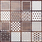 Geometric Stencils for Crafts Reusable Texture Stencils Layering Stencil for Painting on Wood Wall Scrapbooking Furniture Fabrics