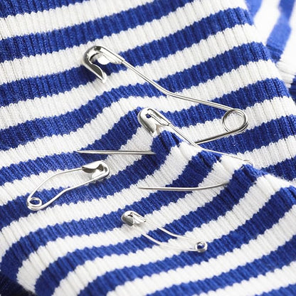 160 Pack Curved Safety Pins for Quilting Basting Pins 28mm 32mm 38mm 54mm Assorted Sizes Quilting Safety Pins Stainless Steel Quilting Pins