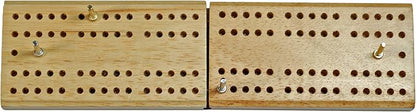 WE Games Walnut 7-Games-in-1 Combination Game Set - Includes Chess, Checkers, Backgammon, Dominoes, Cribbage, Poker, Dice and Cards