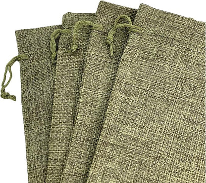 Palmhomee Pack of 20 Burlap Gift Bags with Drawstring Linen Jewelry Pouches Wedding Hessian Jute Bags for Birthday Jewelry and Treat Pouches Party Wedding Favors Gift (5x7 Inch, Mixed Colors)