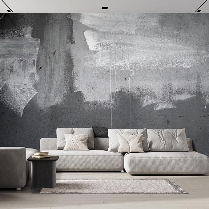 wall26 Wall Sticker/Wall Mural Metal Background, Not Peel and Stick, Non-Woven Wallpaper Decorative for Bedroom, Living Room, Office - 96x120 inches
