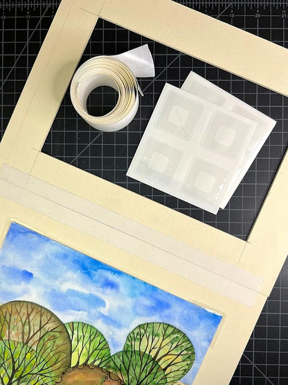 Lineco, Self-Adhesive Polypropylene Mounting Photo Corners, 1.25" Full View, Pressure Sensitive, Non-Yellowing Acrylic Adhesive (Pack of 48) 2 Packs