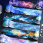 Washi Tape Stickers for Journaling,6 Rolls Star Tape Scrapbook Stickers for Scrapbooking Supplies,Junk Journal Supplies,DIY Craft(Starry Dreams)